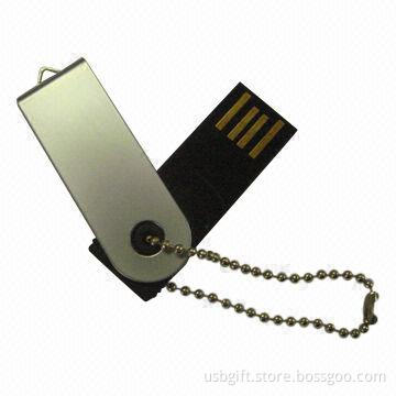 USB flash disk, 4GB capacity, swivel style, for promotional gift